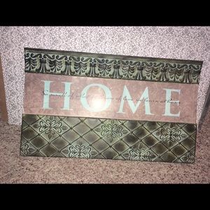 19x8.5 in Home sign
